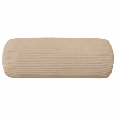 vidaXL Κάλυμμα Μαξιλαριού 2 pcs HEERLEN Taupe Ø 15 x 40 εκ κορντουρόι