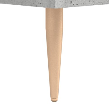vidaXL Ντουλάπι Γκρι Σκυροδέματος 69,5x34x180cm Επεξεργασμένο Ξύλο 1 τεμ.
