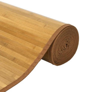 vidaXL Χαλί Ορθογώνιο Φυσικό 70x100cm Μπαμπού