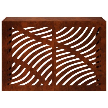 vidaXL Κάλυμμα κλιματιστικού Σκ rusty 90 x 40 x 60 εκ
