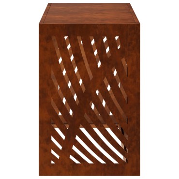 vidaXL Κάλυμμα κλιματιστικού Σκ rusty 90 x 40 x 60 εκ