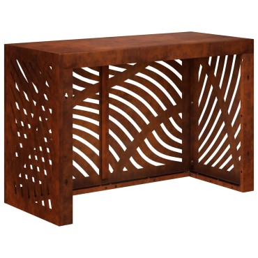 vidaXL Κάλυμμα κλιματιστικού Σκ rusty 90 x 40 x 60 εκ