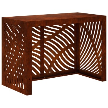 vidaXL Κάλυμμα κλιματιστικού Σκ rusty 100 x 50 x 70 cm