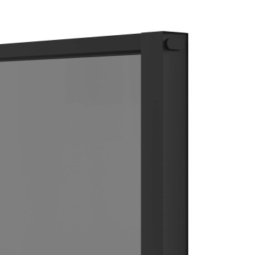 vidaXL Εσωτερική Πόρτα 93 x 201,5 cm Θρυμματισμένο Γυαλί και Αλουμίνιο