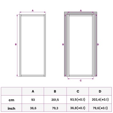 vidaXL Εσωτερική Πόρτα 93 x 201,5 cm Θρυμματισμένο Γυαλί και Αλουμίνιο