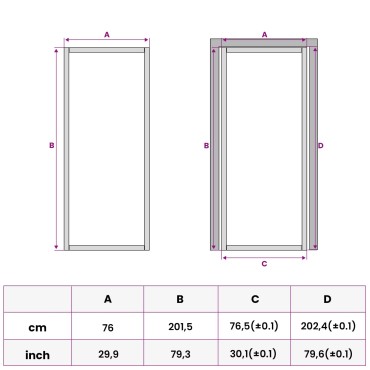 vidaXL Εσωτερική Πόρτα 76 x 201,5 cm Θρυμματισμένο Γυαλί και Αλουμίνιο