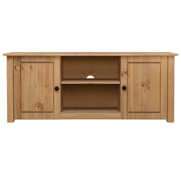 vidaXL Έπιπλο TV 120x40x50cm Μασίφ Ξύλο Πεύκου Σειρά Panama
