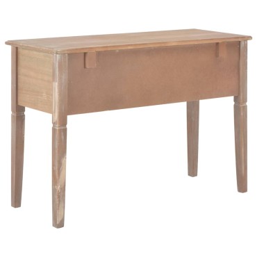 280072 vidaXL Writing Desk Brown 109,5x45x77,5cm Wood 1 τεμ.