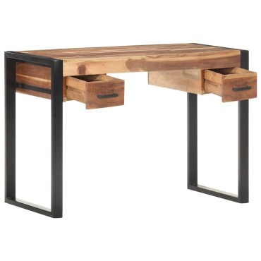 vidaXL Γραφείο 110x50x76cm από Μασίφ Ξύλο 1 τεμ.