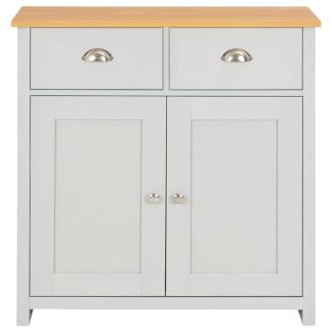 vidaXL Μπουφές Γκρι 79x35x81cm 1 τεμ.