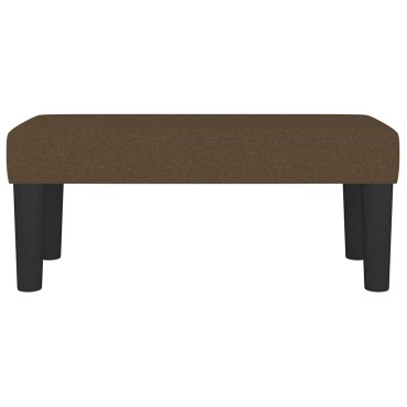 vidaXL Πάγκος Σκούρο Πράσινο 70x30x30cm Υφασμάτινος 1 τεμ.