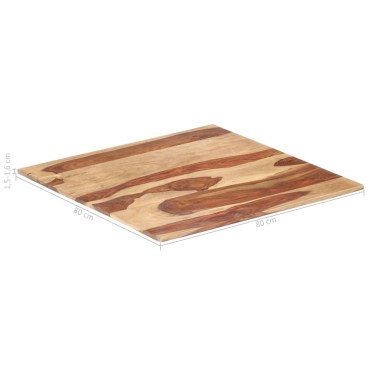 vidaXL Επιφάνεια Τραπεζιού Στρογγυλή 15-16 χιλ. 80x80cm Ξύλο Ακακίας 1 τεμ.