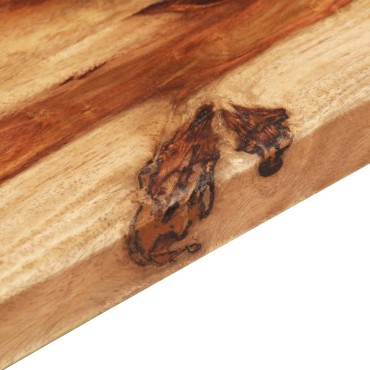 vidaXL Επιφάνεια Τραπεζιού 25-27 χιλ. 70x70cm Ξύλο Ακακίας 1 τεμ.