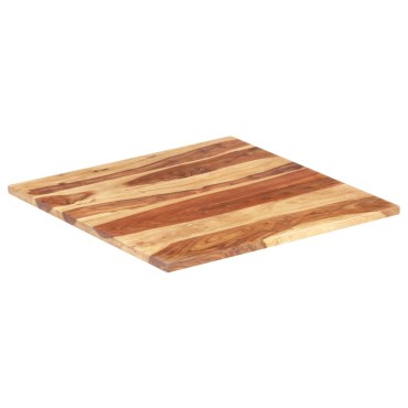 vidaXL Επιφάνεια Τραπεζιού 25-27 χιλ. 70x70cm Ξύλο Ακακίας 1 τεμ.