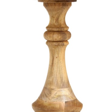 vidaXL Τραπεζάκι Βοηθητικό Στρογγυλό 43x43x66cm Μασίφ Ξύλο Μάνγκο 1 τεμ.