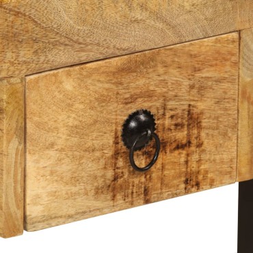 vidaXL Γραφείο με 2 Συρτάρια 110x50x77cm από Μασίφ Ξύλο Μάνγκο 1 τεμ.