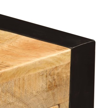 vidaXL Γραφείο με 2 Συρτάρια 110x50x77cm από Μασίφ Ξύλο Μάνγκο 1 τεμ.