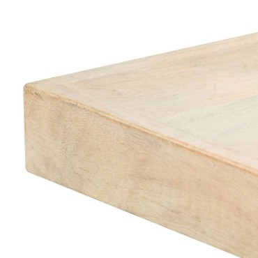 vidaXL Τραπεζαρία Λευκή 120x60x75cm από Μασίφ Ξύλο Μάνγκο 1 τεμ.