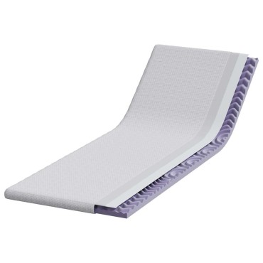 vidaXL Στρώμα επικάλυψης Λευκό 70 x 200 cm Υφασμα Jacquard