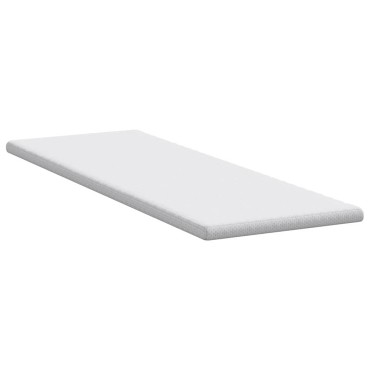 vidaXL Στρώμα επικάλυψης Λευκό 70 x 200 cm Υφασμα Jacquard
