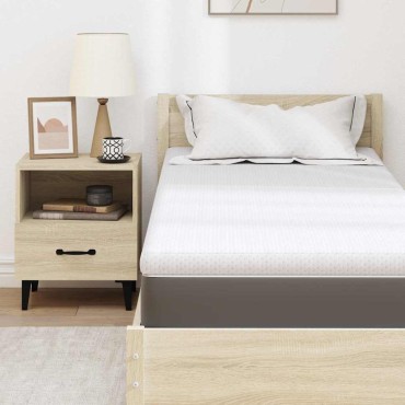 vidaXL Στρώμα επικάλυψης Λευκό 70 x 200 cm Υφασμα Jacquard