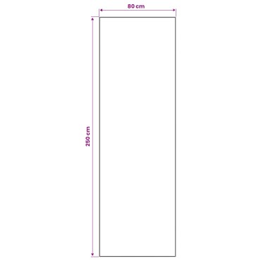 vidaXL Χαλί Runner ORIZ 1150 gsm Μαύρο δίχτυ σχέδιο