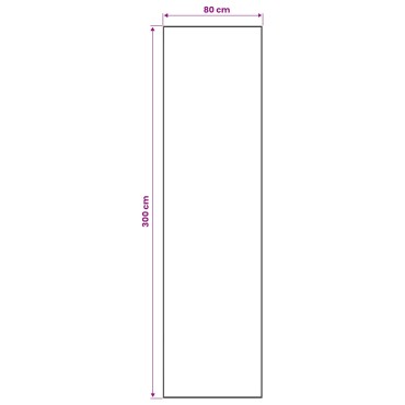 vidaXL Χαλί Runner ORIZ 1150 gsm Μαύρο δίχτυ σχέδιο