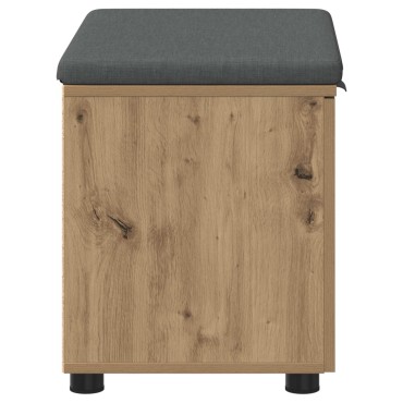 vidaXL Παγκάκι Χαλωρίου Τεχνίτικη Δρυς 60x38x46 εκ 1 τεμ.
