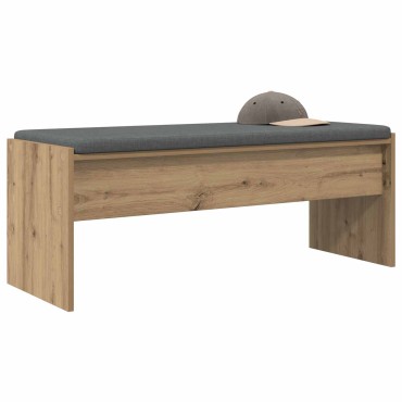 vidaXL Πάγκος Παπουτσιών με Μαξιλάρι Artisan Δρυς 103x38x40 εκ 1 τεμ.