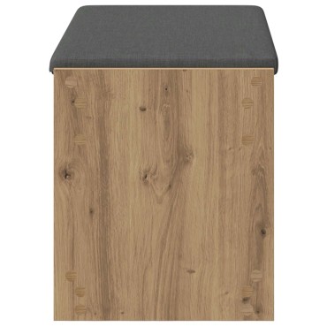 vidaXL Πάγκος Παπουτσιών με Μαξιλάρι Artisan Δρυς 83x38x45 εκ 1 τεμ.