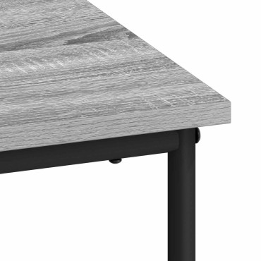 vidaXL Γραφείο με αποθηκευτικό χώρο Γκρι Sonoma 100x50x75cm 1 τεμ.