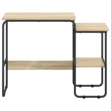 vidaXL Γραφείο με αποθηκευτικό χώρο Sonoma Δρυς 100x50x75cm 1 τεμ.