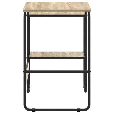 vidaXL Γραφείο με αποθηκευτικό χώρο Sonoma Δρυς 100x50x75cm 1 τεμ.