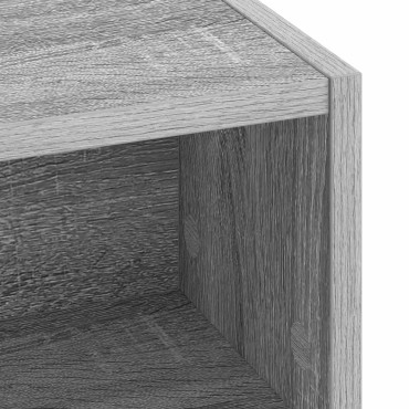 vidaXL Γραφείο με αποθηκευτικό χώρο Γκρι Sonoma 100x50x91cm 1 τεμ.