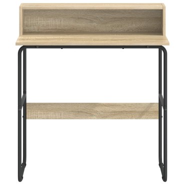 vidaXL Γραφείο με αποθηκευτικό χώρο Sonoma Δρυς 80x50x91cm 1 τεμ.