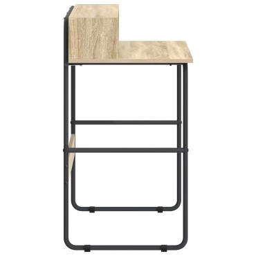 vidaXL Γραφείο με αποθηκευτικό χώρο Sonoma Δρυς 80x50x91cm 1 τεμ.