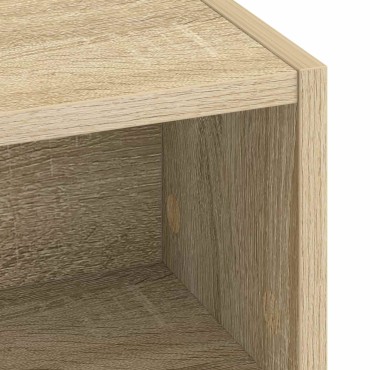 vidaXL Γραφείο με αποθηκευτικό χώρο Sonoma Δρυς 80x50x91cm 1 τεμ.
