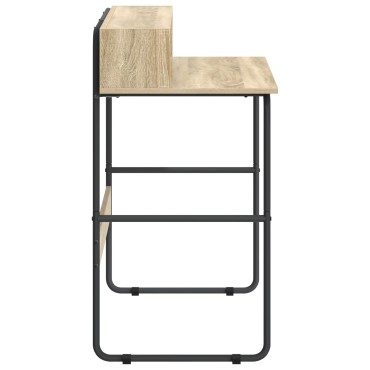 vidaXL Γραφείο με αποθηκευτικό χώρο Sonoma Δρυς 100x50x91cm 1 τεμ.