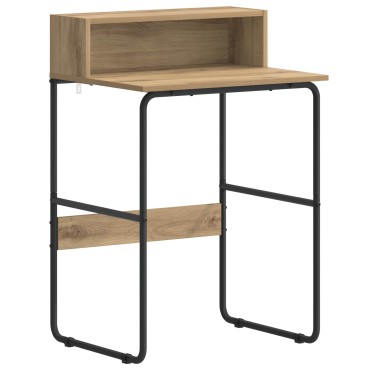 vidaXL Γραφείο με αποθηκευτικό χώρο Artisan Δρυς 60x50x91cm 1 τεμ.