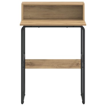 vidaXL Γραφείο με αποθηκευτικό χώρο Artisan Δρυς 60x50x91cm 1 τεμ.