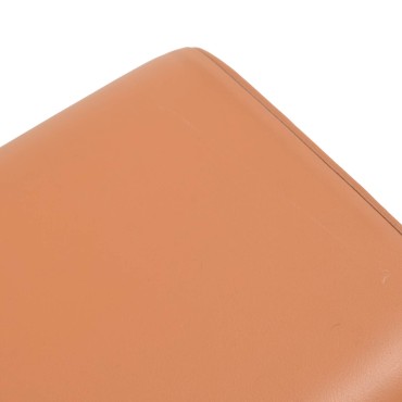 vidaXL παγκάκι 60x30x45cm Αληθινό Δέρμα Καφέ