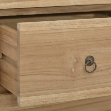 vidaXL Συρταριέρα 30x30x90cm από Μασίφ Ξύλο Teak 1 τεμ.