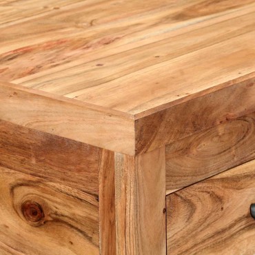 vidaXL Τρόλεϊ Κουζίνας 58x58x89cm από Μασίφ Ξύλο Ακακίας 1 τεμ.