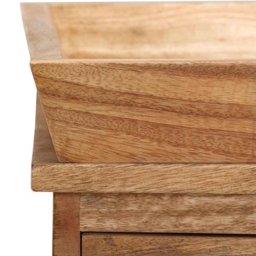 vidaXL Τραπέζι Βοηθητικό 65x40x76cm από Μασίφ Ξύλο Μάνγκο 1 τεμ.