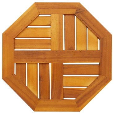 vidaXL Επιφάνεια Τραπεζιού Οκτάγωνη 40x40x2cm Μασίφ Ξύλο Ακακίας 1 τεμ.