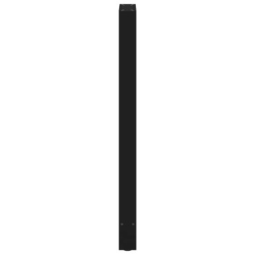 vidaXL Πόδια Τραπεζιού Μπαρ 2 τεμ. Μαύρα 50x(110-111)cm Ατσάλι