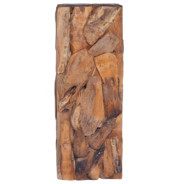vidaXL Τραπέζι Βοηθητικό 30x30x80cm από Μασίφ Ξύλο Teak 1 τεμ.
