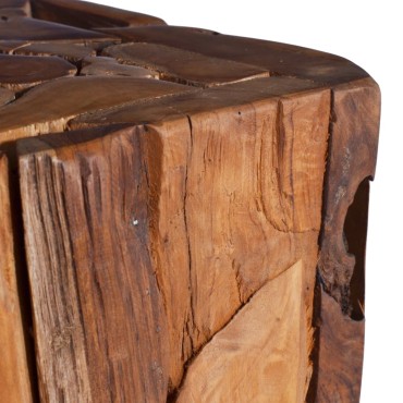 vidaXL Τραπέζι Βοηθητικό 30x30x80cm από Μασίφ Ξύλο Teak 1 τεμ.