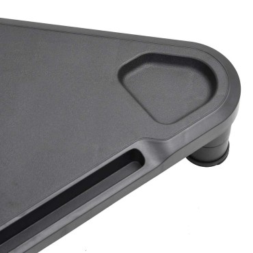 vidaXL Γωνιακή Βάση Οθόνης Μαύρη 49x28x10,5cm