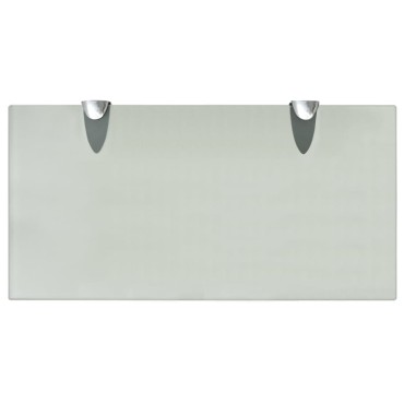 vidaXL Ράφια Τοίχου 2 τεμ. 8 χιλ. 40x20cm Γυάλινα